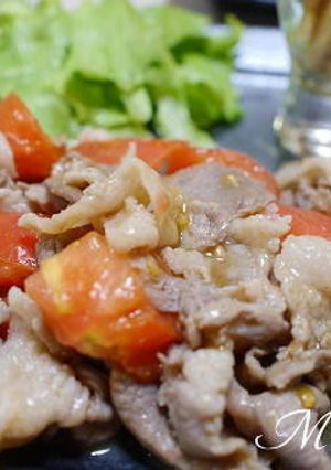 簡単ウマ！トマトと豚肉炒め-レシピのメイン写真