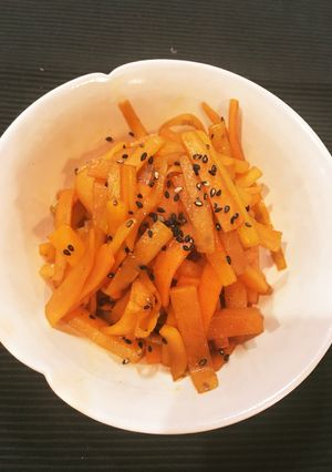 常備菜、お弁当に！人参のカレーキンピラ-レシピのメイン写真
