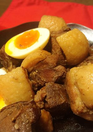 イノシシの角煮 圧力鍋で簡単トロホロ♡-レシピのメイン写真