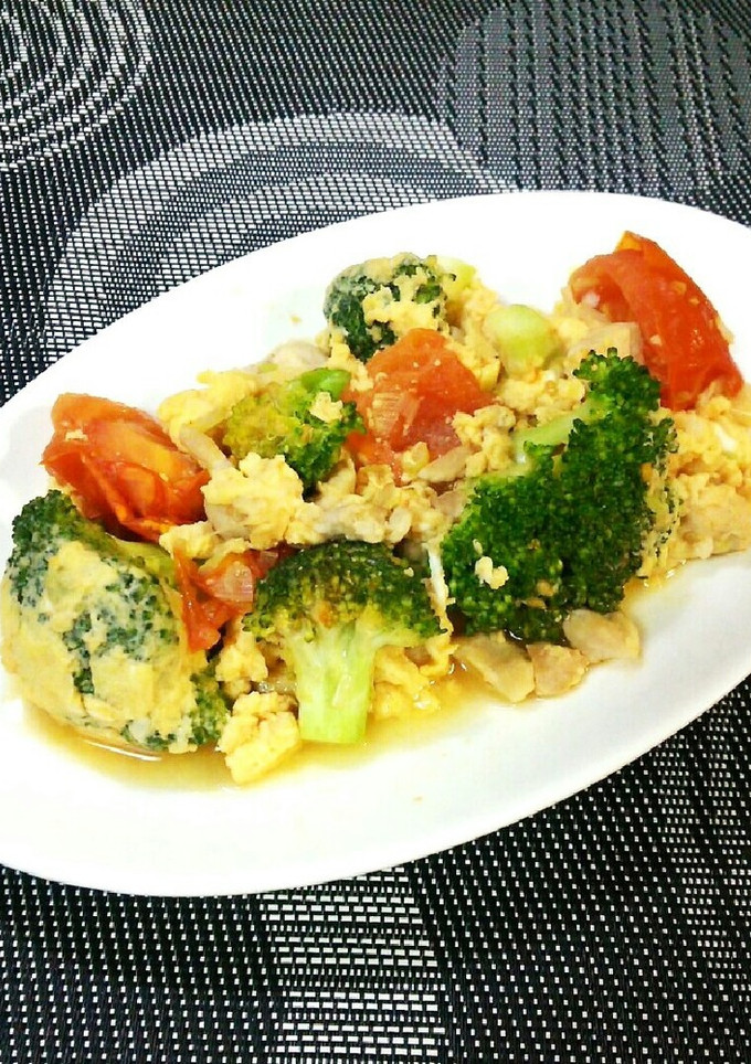塩麹de鶏肉＆野菜の簡単♡卵とじ♪-レシピのメイン写真