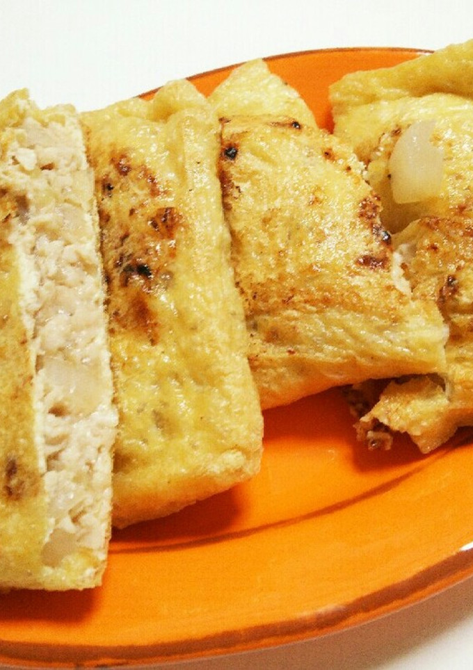 ☆ひき肉の油揚げはさみ焼き☆-レシピのメイン写真