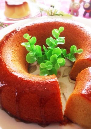 簡単プリンケーキ-レシピのメイン写真