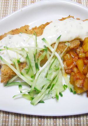 カレイのフライと自家製タルタルソース-レシピのメイン写真