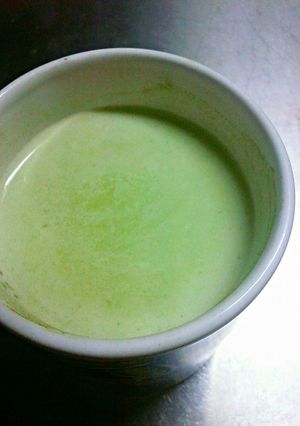 簡単ダイエット＆便秘解消！ホット青汁牛乳-レシピのメイン写真