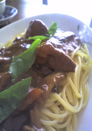 美味しいよ!カレーパスタ-レシピのメイン写真