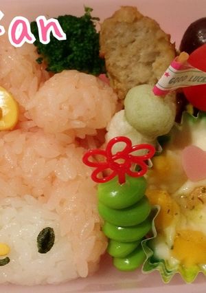 キャラ弁 マイメロ サンリオ-レシピのメイン写真