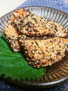 甘塩鮭でゴマゴマ焼き♡-レシピのメイン写真