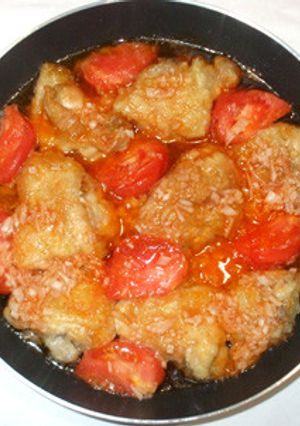 鶏もも肉とトマトのケチャップオイル煮-レシピのメイン写真