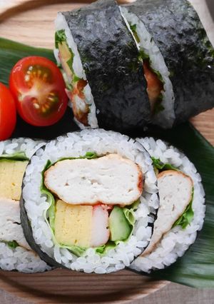 <お弁当にアレンジ!>ナゲットの太巻き-レシピのメイン写真