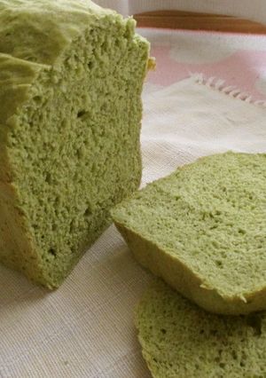 HB早焼き✿抹茶の豆腐食パン✿-レシピのメイン写真