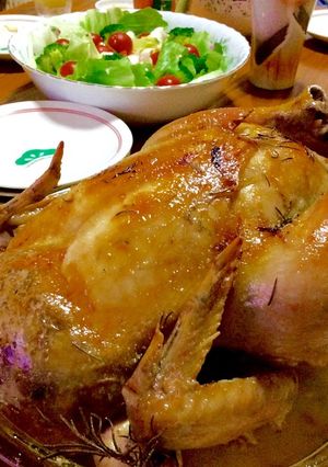 簡単、手抜きで丸焼き!カレー味♬-レシピのメイン写真