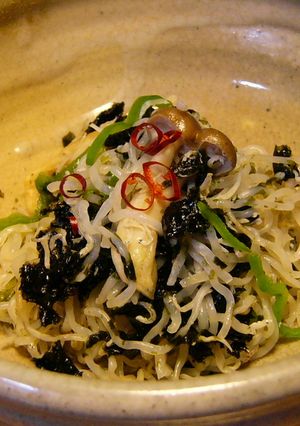 韓国のりでしらたききんぴら-レシピのメイン写真