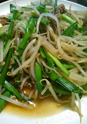 節約☆簡単美味しく☆ひき肉の野菜炒め-レシピのメイン写真