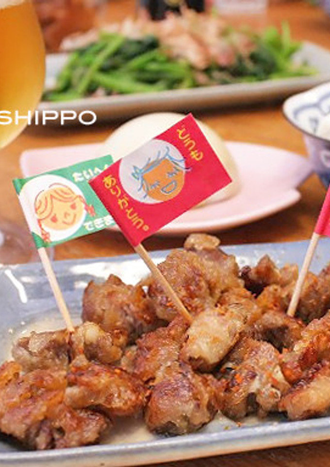 おつまみ砂肝のマヨ炒め♪弁当の隙間にも-レシピのメイン写真