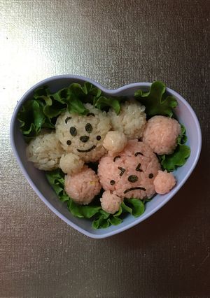 キャラ弁簡単ワンちゃん-レシピのメイン写真