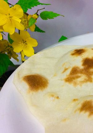 気泡付きのチャパティ-レシピのメイン写真