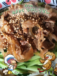 夏の甘辛ひやしうどん-レシピのメイン写真