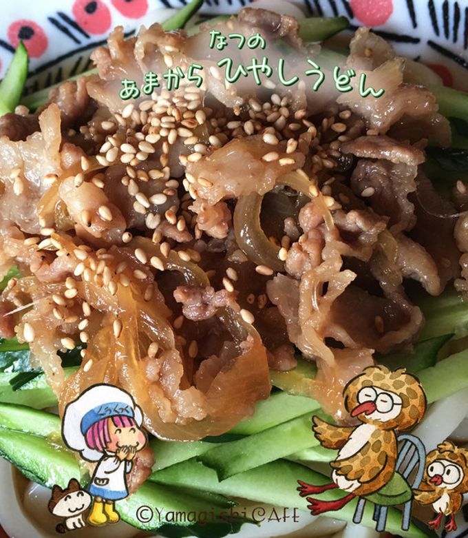 夏の甘辛ひやしうどん by ふしぎ森 【クックパッド】 簡単おいしい