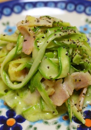 グリーンアスパラガスのチーズパスタ風-レシピのメイン写真