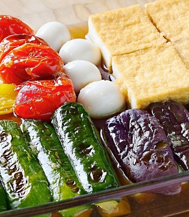 油は小さじ１だけ！味しみ夏野菜の焼き浸し-レシピのメイン写真