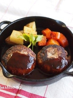 酢玉ねぎ入りハンバーグ-レシピのメイン写真