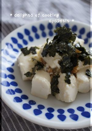 豆腐とクルミのオイル和え-レシピのメイン写真