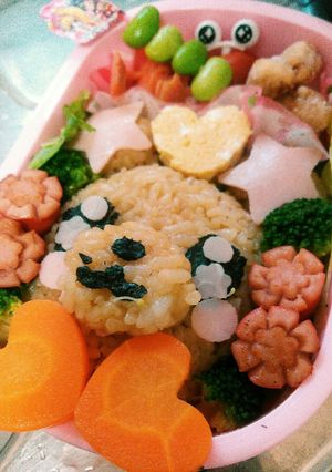 キャラ弁　モフルン-レシピのメイン写真