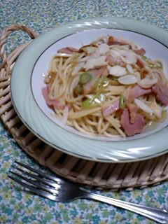 焼豚と長ネギのレモン醤油パスタ-レシピのメイン写真