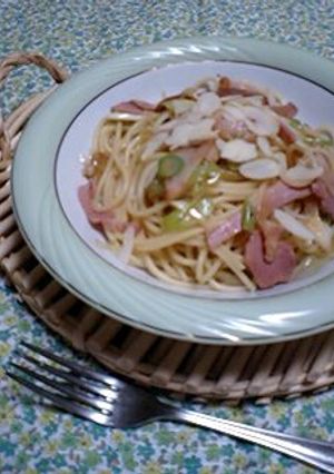 焼豚と長ネギのレモン醤油パスタ-レシピのメイン写真