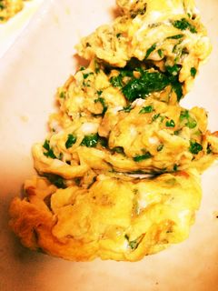パクチー好きに☆パクチーたくさん卵焼き♡-レシピのメイン写真