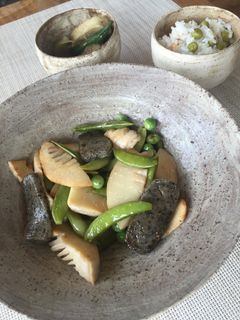 彩り鮮やか 筍と生麩のマヨ炒め-レシピのメイン写真