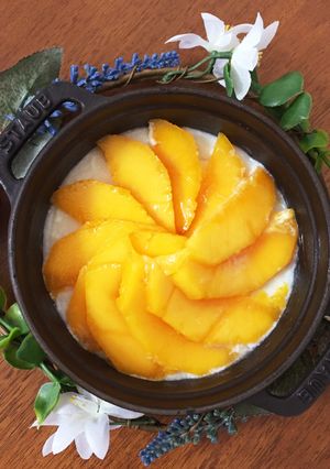 ストウブミニ（１２）で豆腐ブランマンジェ-レシピのメイン写真