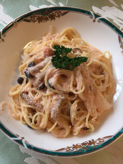 タラコたっぷりクリームパスタ-レシピのメイン写真