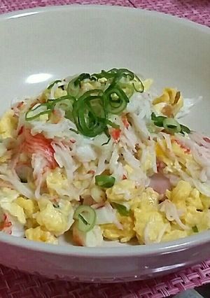 カニかまの中華スクランブルエッグ-レシピのメイン写真