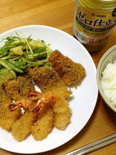 アジとエビのフライ-レシピのメイン写真