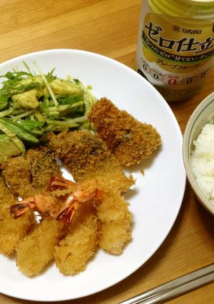 アジとエビのフライ-レシピのメイン写真