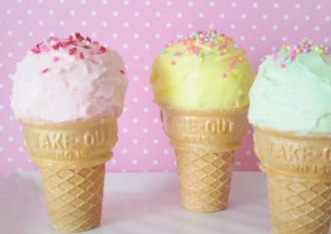 No73. ２種☆アイスクリーム☆カップケーキ☆ No73. 2種☆アイスクリーム☆カップケーキ☆
