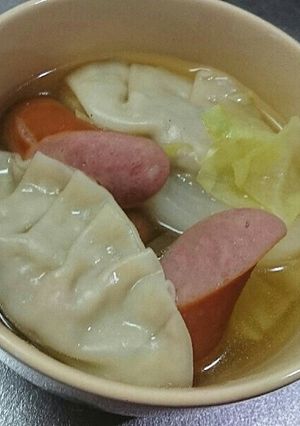 簡単餃子スープ-レシピのメイン写真