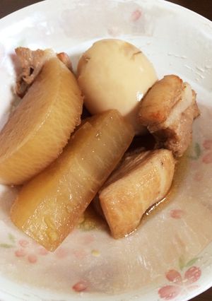 簡単角煮!焼いて煮るだけ!-レシピのメイン写真