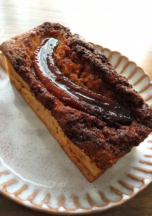 こんがり♪キャラメリゼのバナナケーキ-レシピのメイン写真