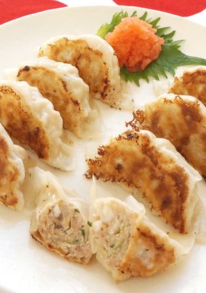 明太子と青じその餃子-レシピのメイン写真