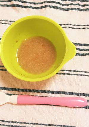 ほうじ茶粥 10倍粥 離乳食初期-レシピのメイン写真