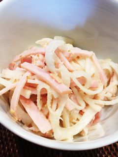 さっぱりシャキシャキ!大根とハムのサラダ-レシピのメイン写真