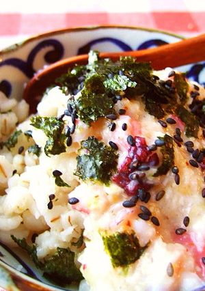 簡単味噌味◆茹でダコとろろご飯(:◎)三-レシピのメイン写真