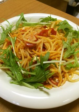 【腎臓病】トマトとクリームチーズのパスタ-レシピのメイン写真