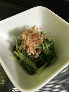 簡単!!水菜のおひたし-レシピのメイン写真