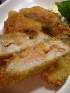 鳥ささみのはさみ揚げ-レシピのメイン写真