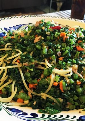 大根の葉っぱとツナのパスタ-レシピのメイン写真