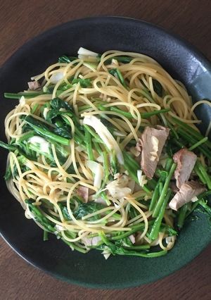 残り物焼き豚の和風パスタランチ-レシピのメイン写真