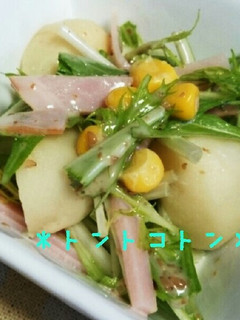 水菜と里芋のサラダ☆-レシピのメイン写真